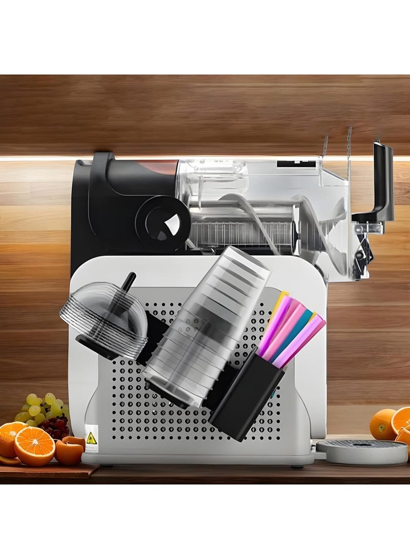 Barakah Cup Organizer for Ninja Slushie Machine FS301 & FS300, 3-in-1 Side-Mounted Holder for Cups, Lids, and Straws, Space-Saving, Durable and Easy to Install, Ideal for Home, Office, and Commercial Use - Image 2