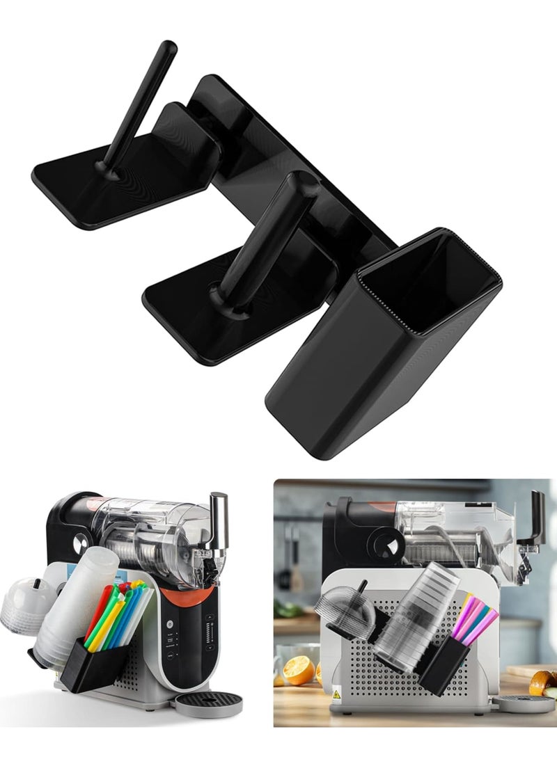 Barakah Cup Organizer for Ninja Slushie Machine FS301 & FS300, 3-in-1 Side-Mounted Holder for Cups, Lids, and Straws, Space-Saving, Durable and Easy to Install, Ideal for Home, Office, and Commercial Use - Image 1
