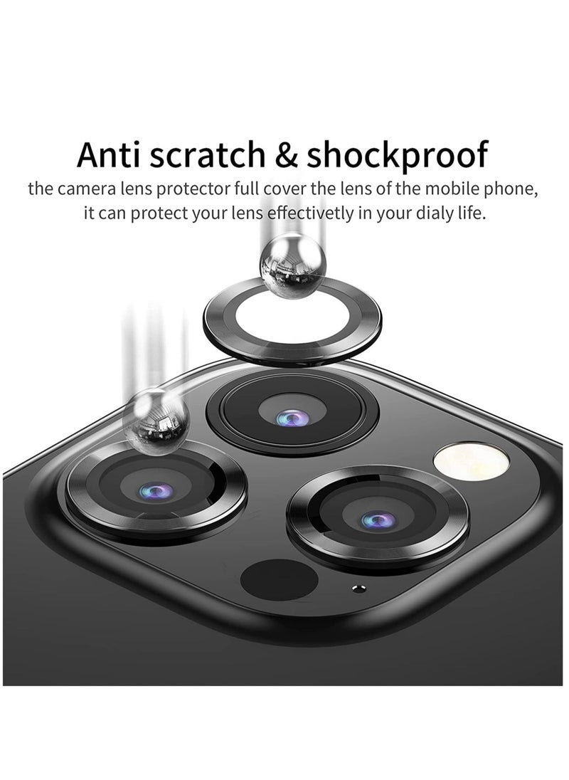 Raxoom iPhone 13 Pro Max (6.7 inch)/ (6.1 inch) Camera Lens Protector,Anti Scrach HD Tempered Metal Glass Screen Protector - Image 3