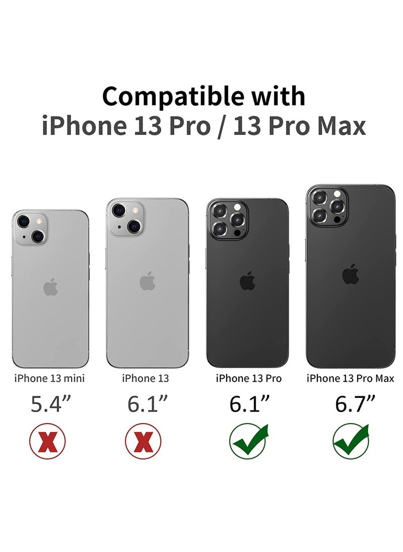 Raxoom iPhone 13 Pro Max (6.7 inch)/ (6.1 inch) Camera Lens Protector,Anti Scrach HD Tempered Metal Glass Screen Protector - Image 2