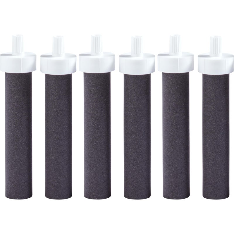 BRITA Brita Water Bottle Replacement Filters, BPA-Free, Replaces 1,800 Plastic Water Bottles a Year, Lasts Two Months or 40 Gallons, Includes 6 Filters  - Image 1