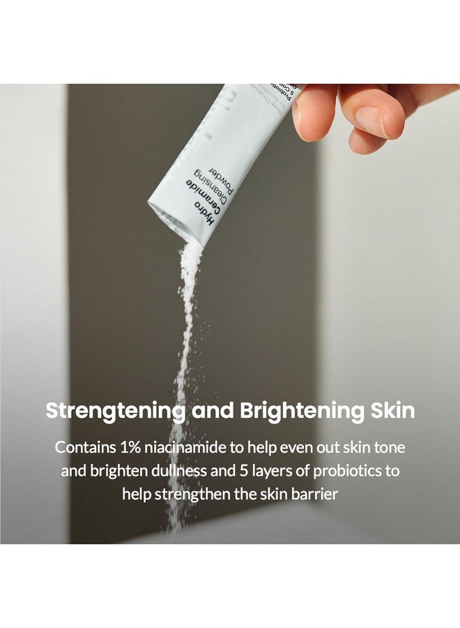 بيودانس مسحوق التنظيف هيدرو سيراميد، منظف الوجه اليومي اللطيف مع أحماض الهيالورونيك ومسحوق إنزيم السيراميد، 0.03 أونصة × 30 قطعة - Image 4