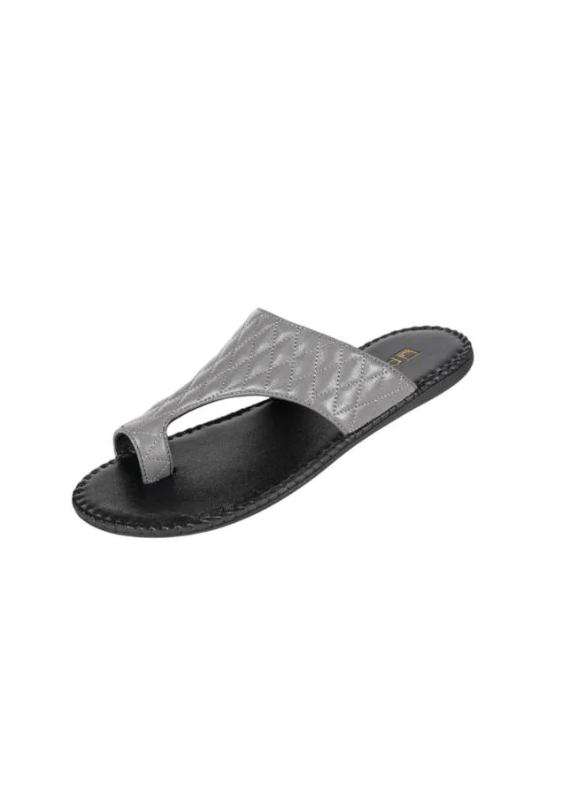 بارجيل أونو 008-3435 Barjeel Uno Mens Arabic Sandals 201905-12 Grey