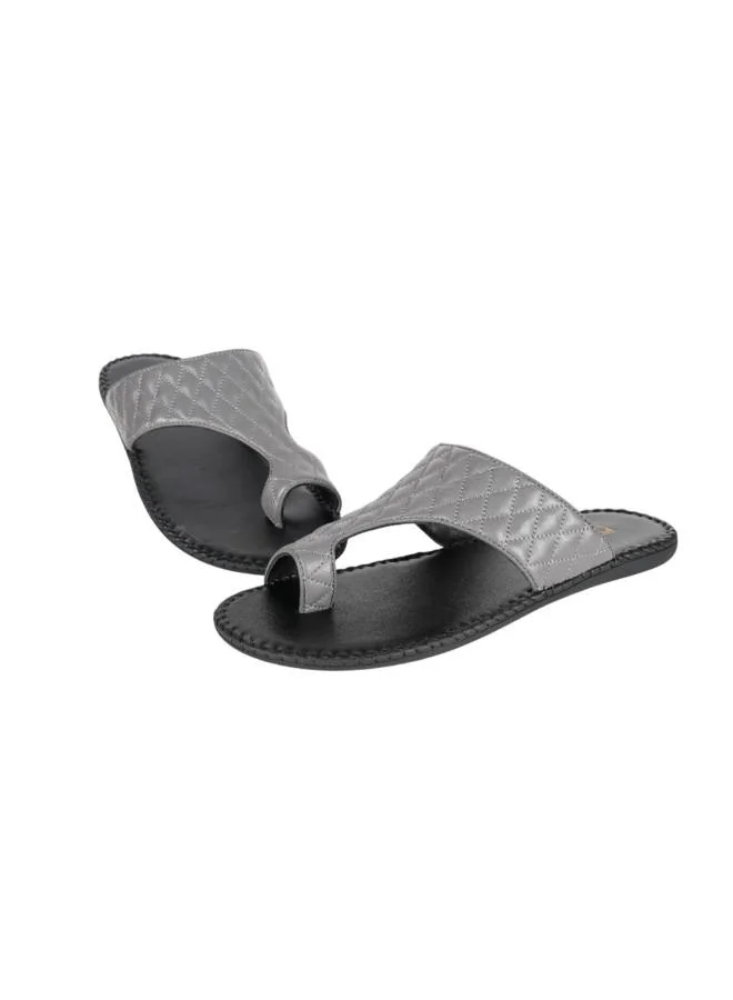 barjeel uno 008-3435 Barjeel Uno Mens Arabic Sandals 201905-12 Grey