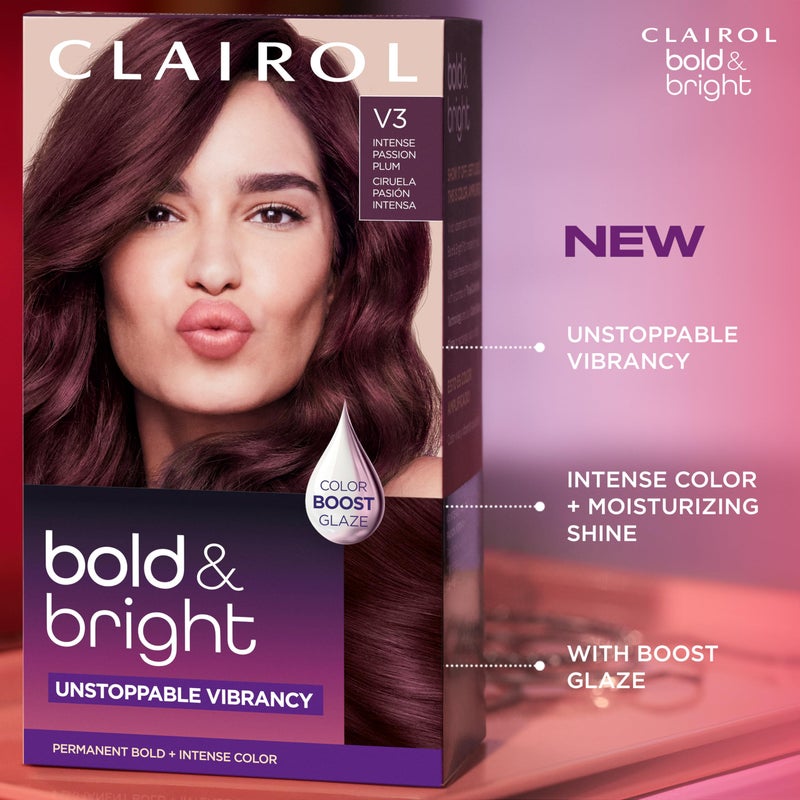 Clairol Bold & Bright Permanent Hair Dye, BR4 Fruits of the Forest Hair Color, Pack of 1 - Image 4
