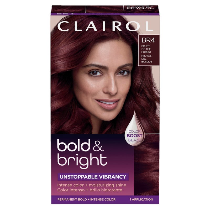 Clairol Bold & Bright Permanent Hair Dye, BR4 Fruits of the Forest Hair Color, Pack of 1 - Image 1
