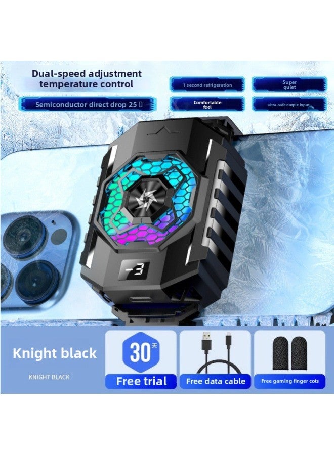 إسكدنيا Mobile Phone Radiator Water-cooled Semiconductor Cooling Artifact Suitable For HuaweiFor AppleFor XiaomiBlack Shark Iqoo Live Broadcast Game-Color:【flagship Model】 Semiconductor Overclocking Refrige - Image 1