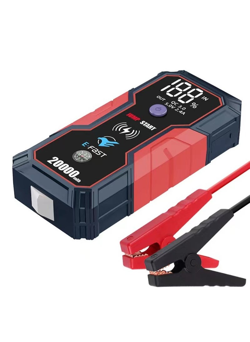 ANHTCZYX Portable Car Jump Starter 20000mAh Car Battery Starter With Wierless Charging(up to 5.0L Gas, 3.5L Diesel Engines)  - Image 1