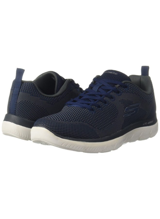 SKECHERS - Skechers Mens Summits - Brisbane Navy Sneaker - 9 UK (10 US) (232057ID-NVY) - Image 1