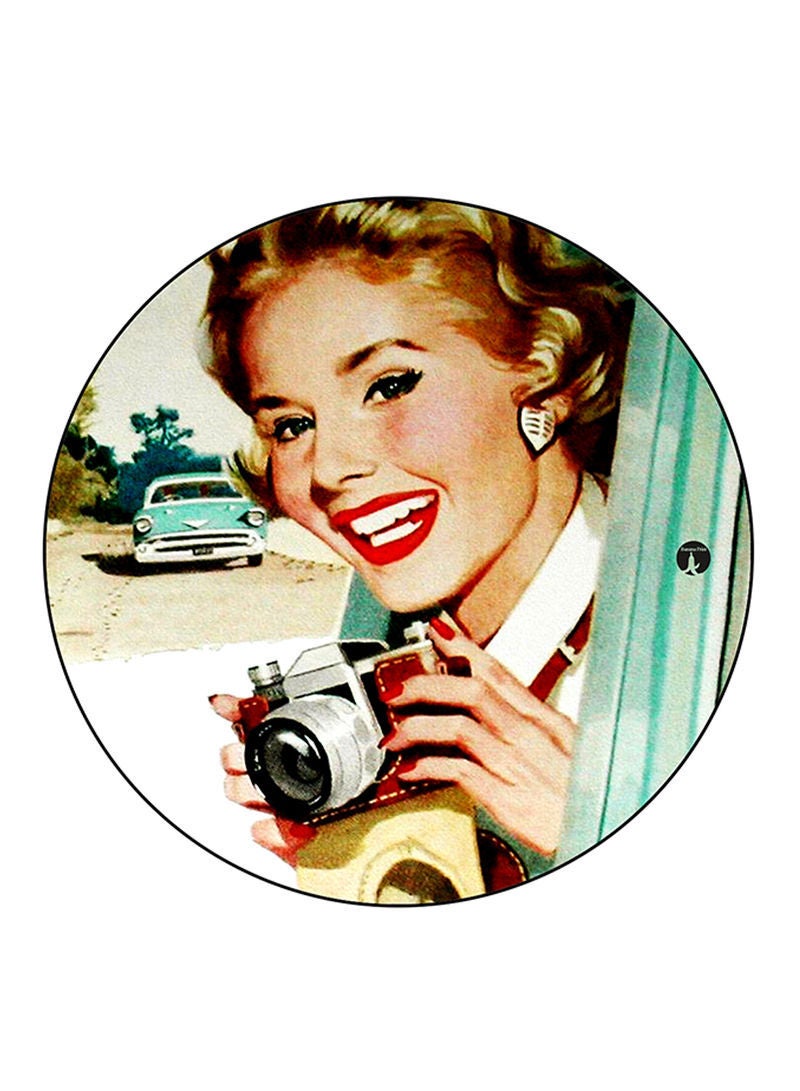 RKN Vintage Art Pattern Round  Multicolour - Image 1