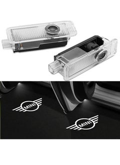 RAYMOS Mini Cooper Door Logo Light Welcome 3D Lamps Logo Projector Compatible With Mini Cooper R55 R56 R57 R58 R59 R60 R61 F54 F55 F56 F57  - Image 1