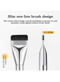 Gecomo Flat-head Makeup Brush, Liquid Foundation Brush, Face Makeup Tool  - Image 4