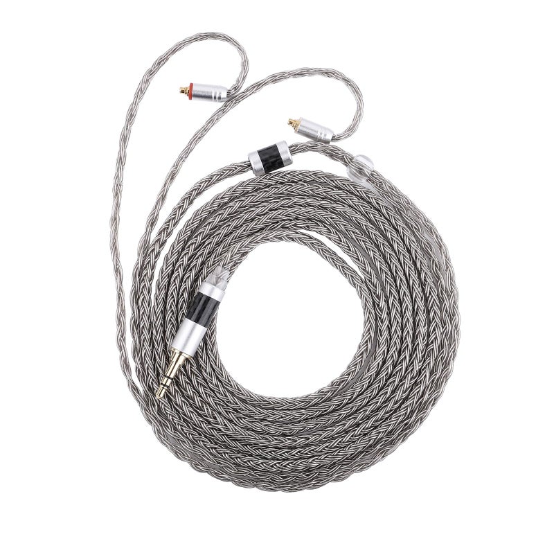 Linsoul Tripowin Zonie IEM Cable, 2m Long Earbud Cord, 16 Core Silver Plated Earphone Cable, in Ear Monitor Wire for Audiophile Musician (MMCX) - Image 1