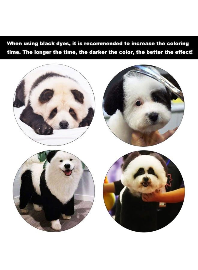Dog hair dye completely non-toxic pet special dye paste dog hair dye DIY animal beauty permanent dye paste 4.93oz (Black—11) - Image 5