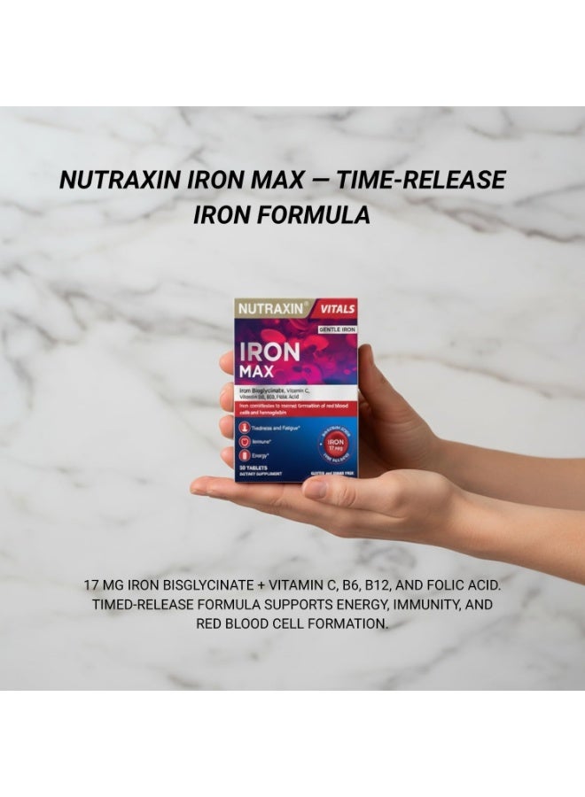 نوتركسين تركيبة نيوتراكسين لاستعادة الطاقة - الحديد + فيتامين ب المركب - تركيبة لتخفيف التعب والإرهاق - Image 5