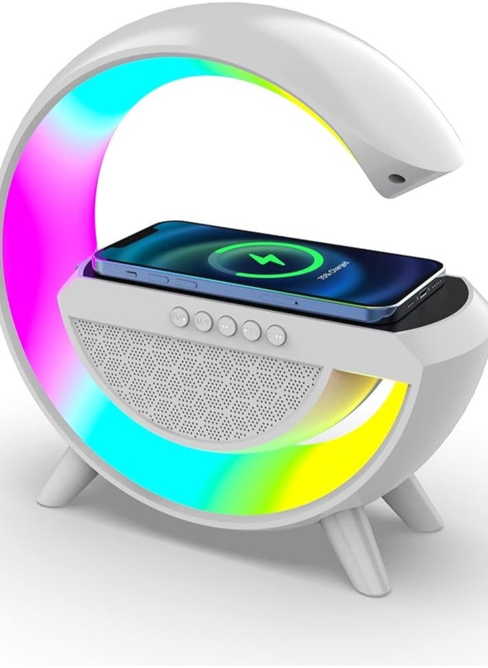 Undefined 3 in 1 10W Wireless Charger, Bluetooth Speaker And Night Light In Multiple Colors 