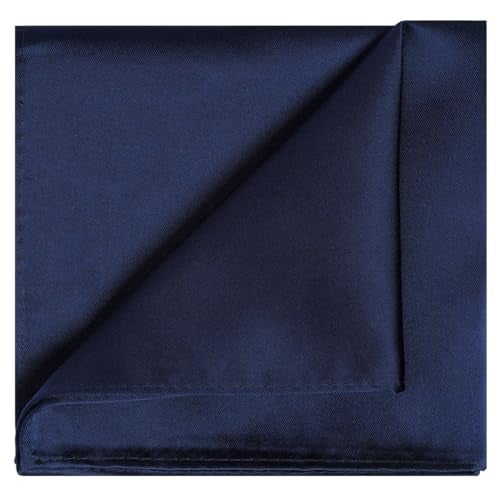 Young Arrow Men's Satin Neck Tie | Formal Solid Necktie for Wedding, Business, Office, Party & Tuxedo | Classic Fit, Soft & Shiny Finish | Stylish Men's Neckwear Accessory (Navy Blue) - Image 5