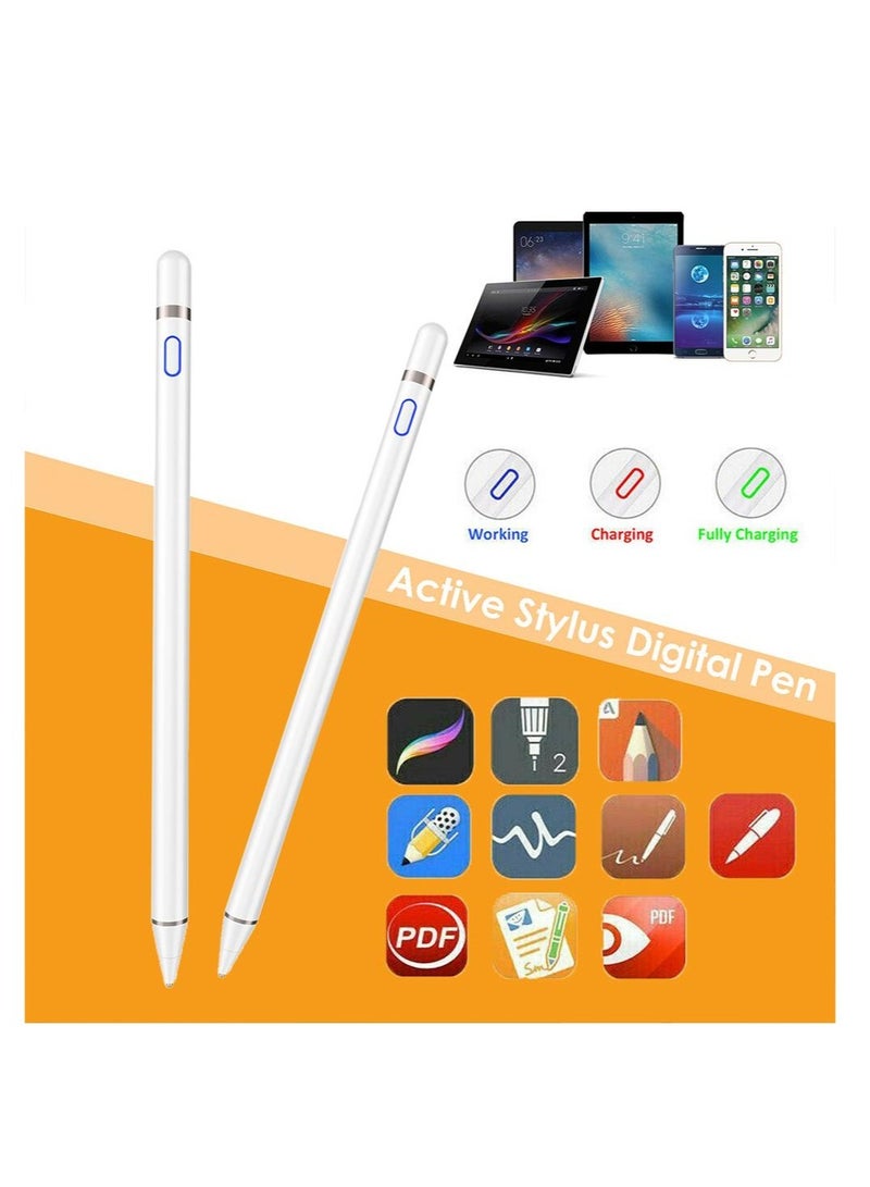 إلترازون Universal Capacitive Touch Screen Stylus Smart Pen for IOS/Android System, Apple iPad / Phone - Image 3