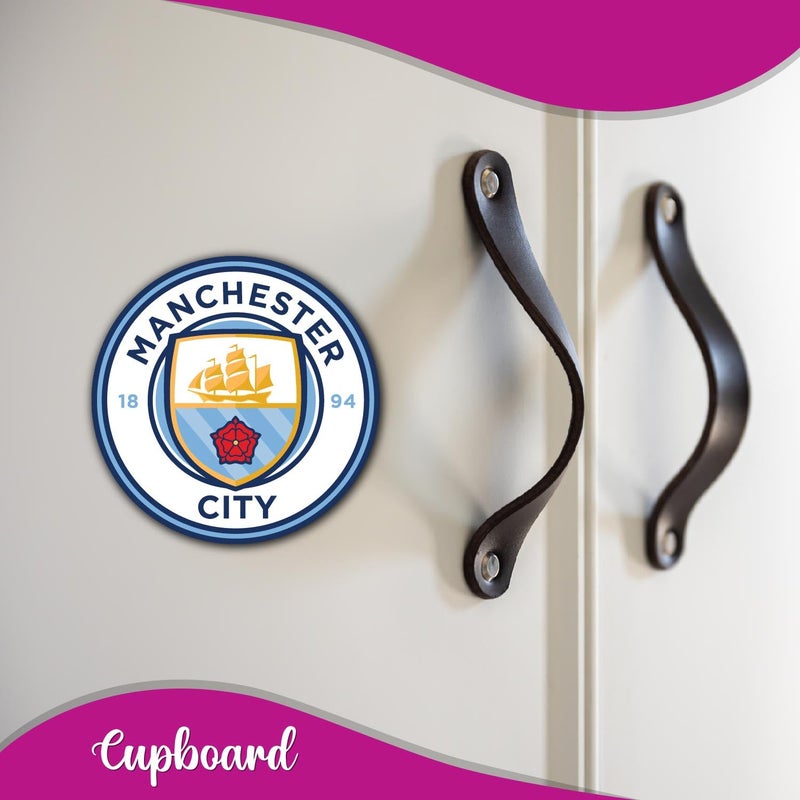 Click n ship Manchester City Logo Cupboard Magnet - Image 1