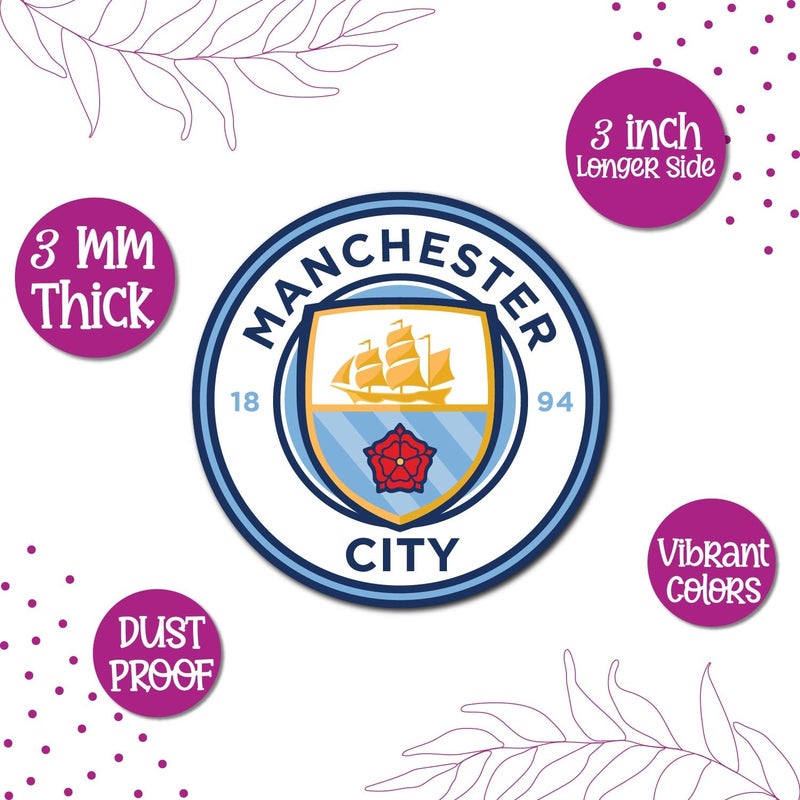 Click n ship Manchester City Logo Cupboard Magnet - Image 4