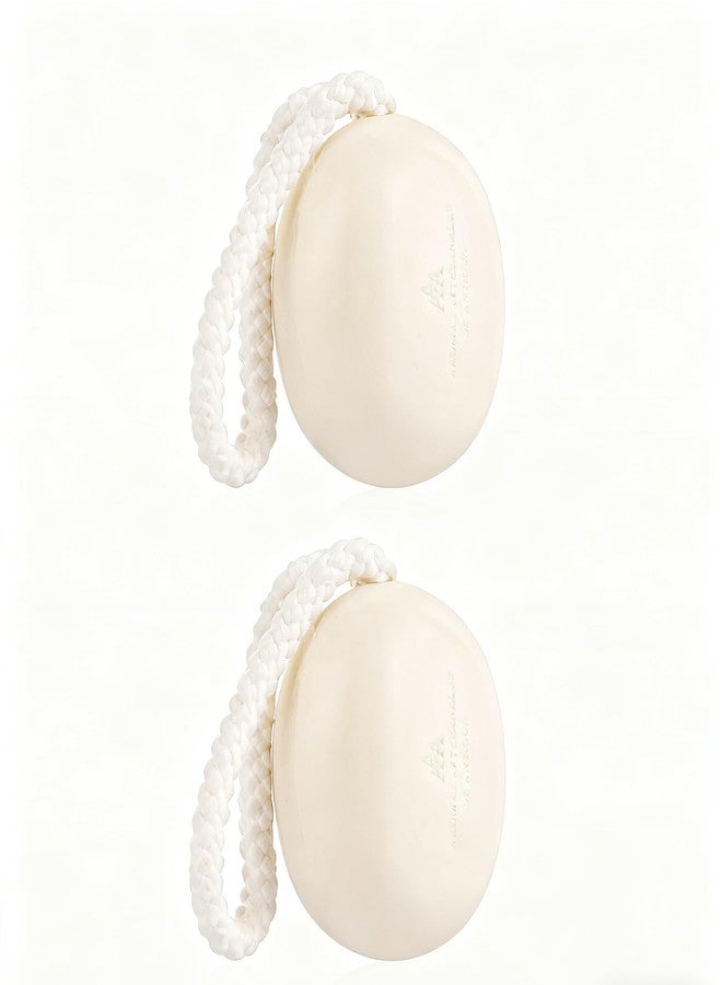 foreverlily Soap On a Rope 2-Pack Set for Face Body Hair Bath Soap about 7 Ounce each - Image 1
