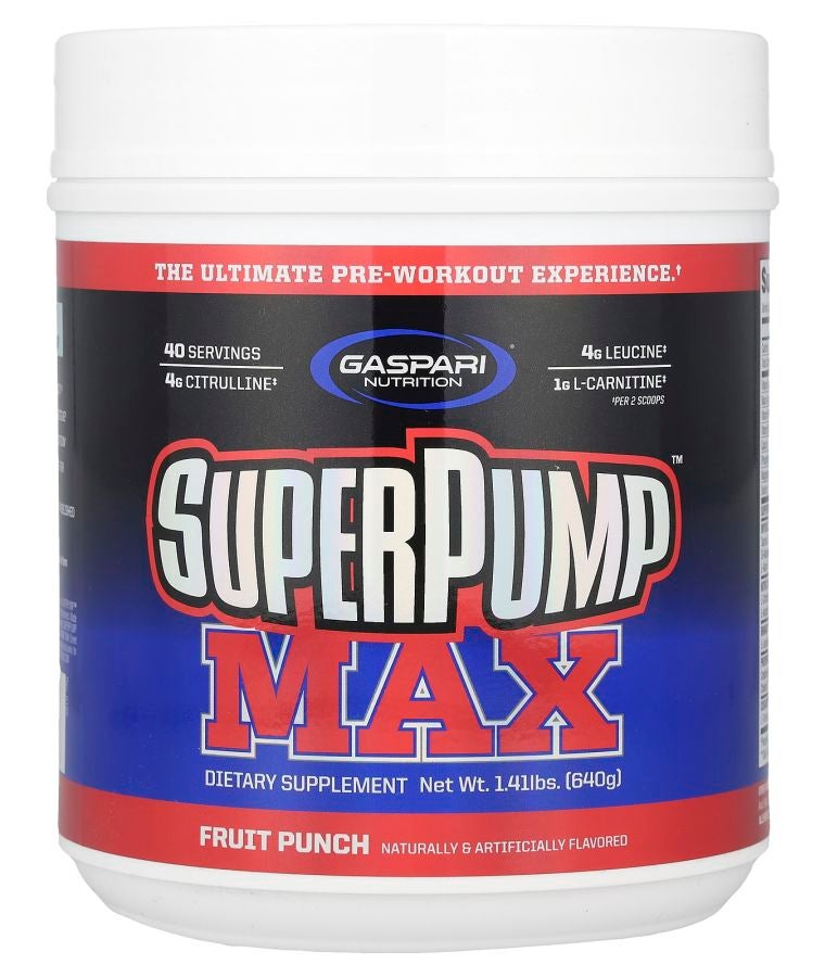 Gaspari Nutrition SuperPump™ Max Fruit Punch 1.41 lbs (640 g)