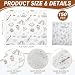Tenceur 150 Pcs Deli Wax Paper Sheets for Food Mexican Wax Paper Sandwich Wrapping Fiesta Waterproof Grease Resistant Picnic Basket Liners 98 x 83 Inch for Kitchen Cooking Frying Handmade - Image 4