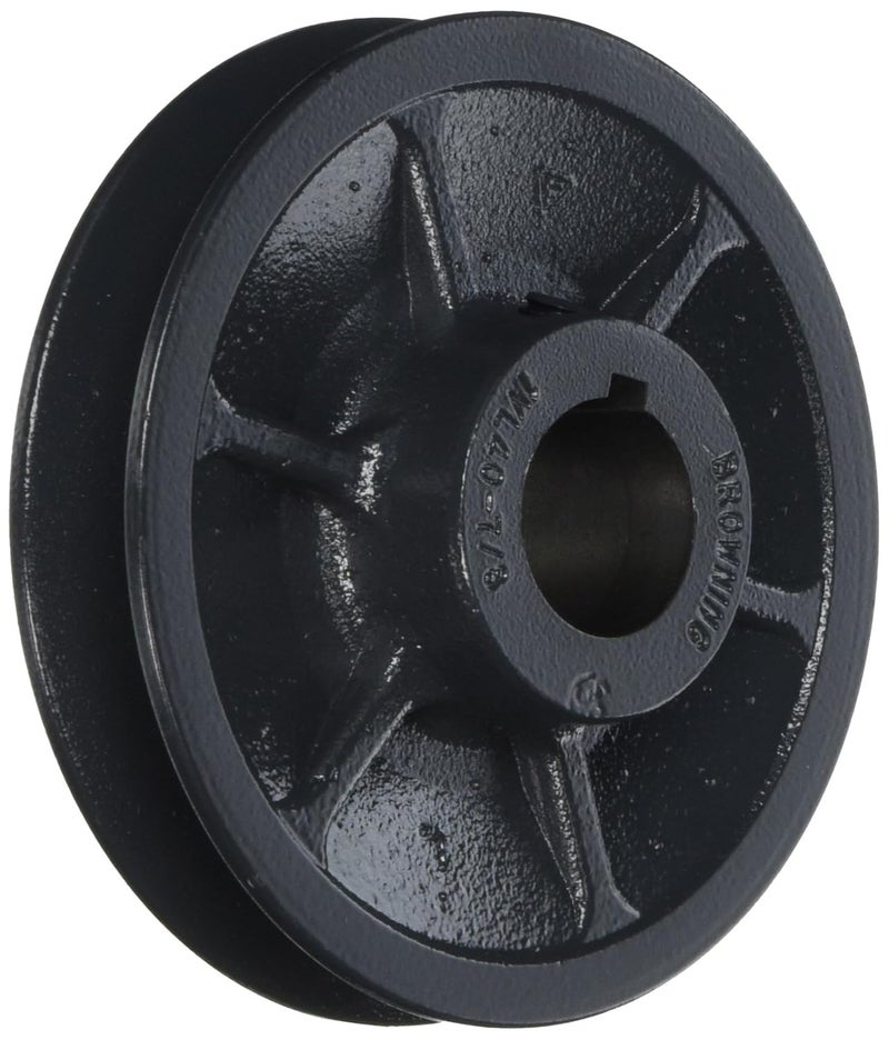 Browning 1VL40X7/8 Variable Pitch Sheave, 1 Groove, Finished Bore, Cast Iron Sheave, for 3L, 4L or A, 5L or B Section Belt - Image 1