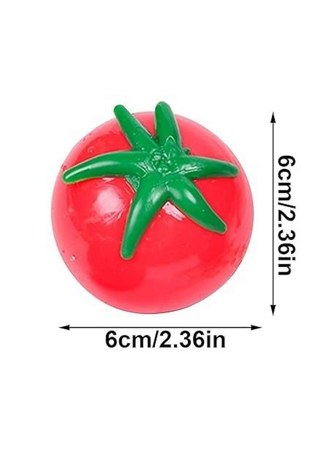 بوكسو ألعاب بوكسو الإسفنجية المضحكة للأطفال والكبار | ألعاب إسفنجية ناعمة ومرنة على شكل كرتون للأطفال (مجموعة من قطعتين، لون طماطم) - Image 2