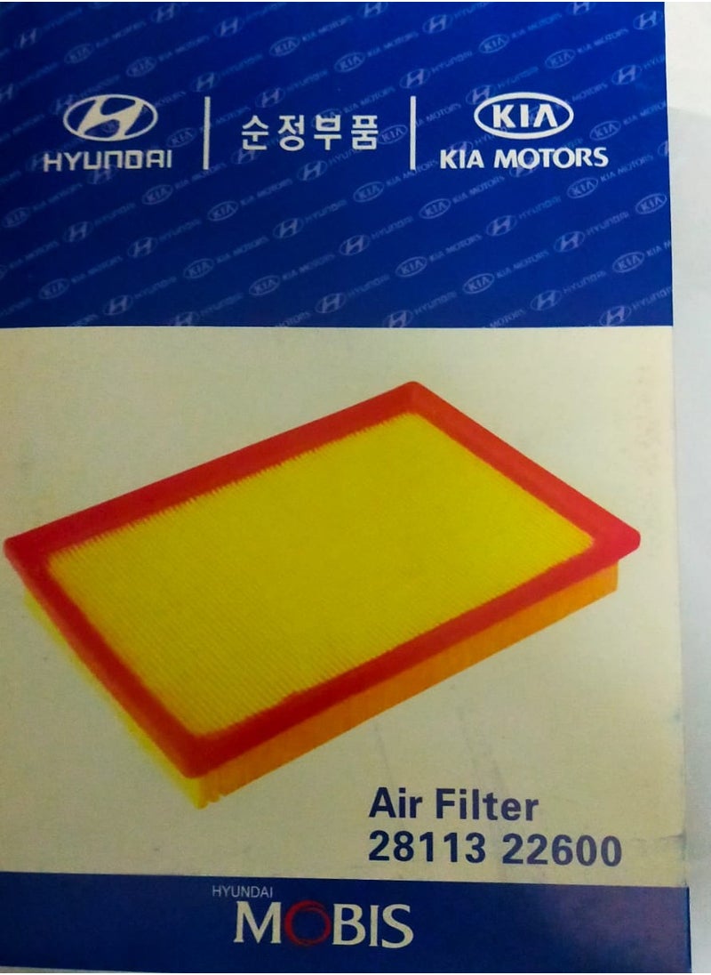 Mobis - Air Filter 28113 22600 for Hyundai Verna - Image 1