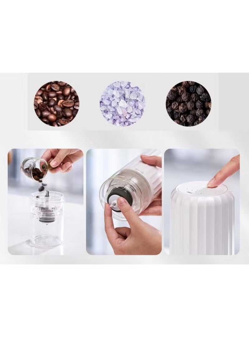 Portable Electric Coffee Grinder White - pzsku/Z30C27EEA80F32CCF901CZ/45/_/1695182528/f9b9d333-a05d-4529-88f7-9248de759443