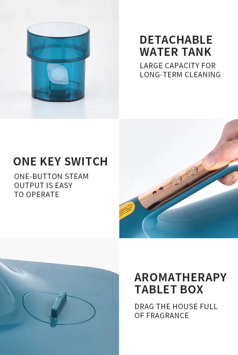 SHOPOBOX SHOPOBOX Steam Mop for Hardwood FloorsPowerful Detachable Handheld Electric Mop Floor CleanerIdeal for Hardwood Laminate Tile and Vinyl FloorsPrefect for Home and Kitchen Floors  - Image 4