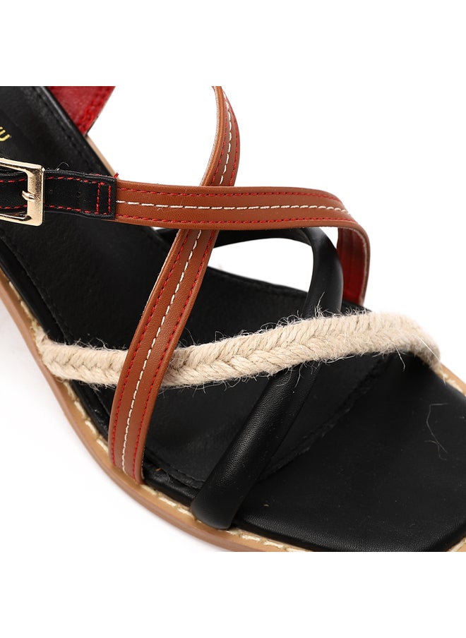 DejaVu - Block Sandal Shoes - Image 1