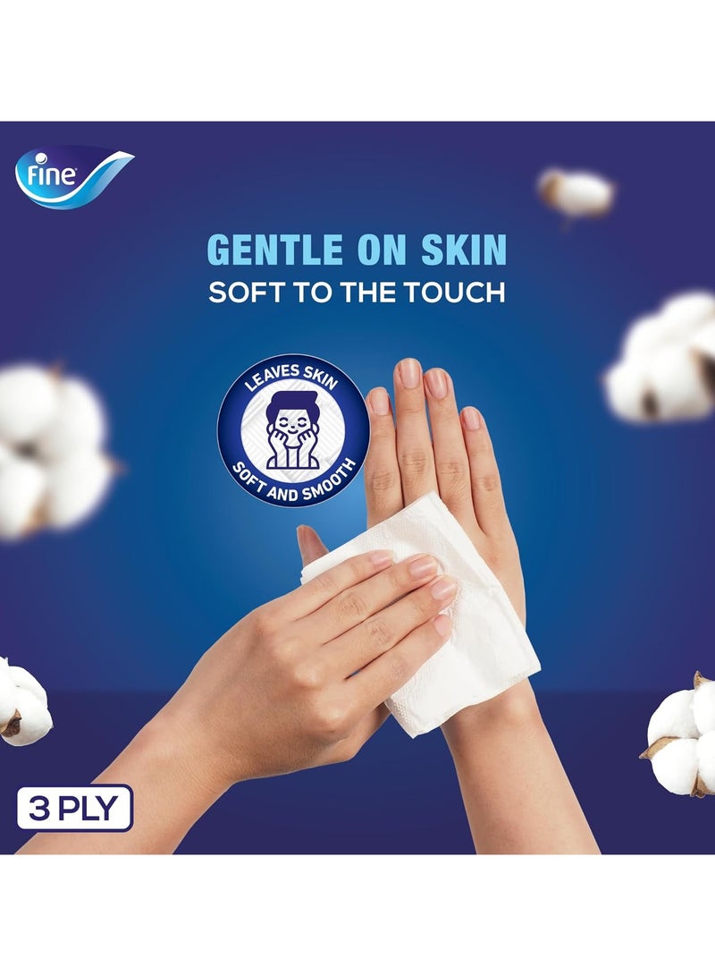 فاين مناديل الوجه الجيبية 10 عبوات من 10 أوراق × 3 طبقات - Image 5