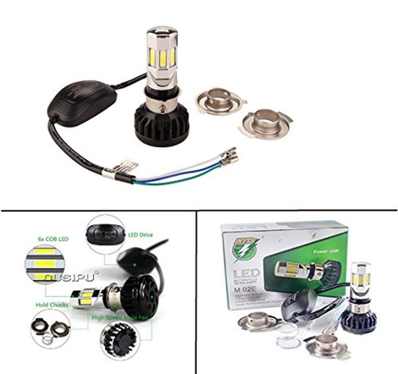 PA Universal RTD M6 (Super Bright) Led Headlight with Fan for Bullet Electra EFI39 (12V / 35W) - Image 3