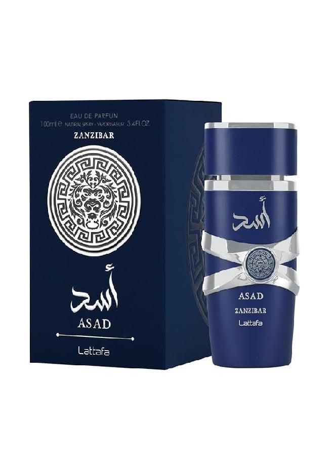 Lattafa Asad Zanzibar From Lattafa for Men 100 ml  - Image 2