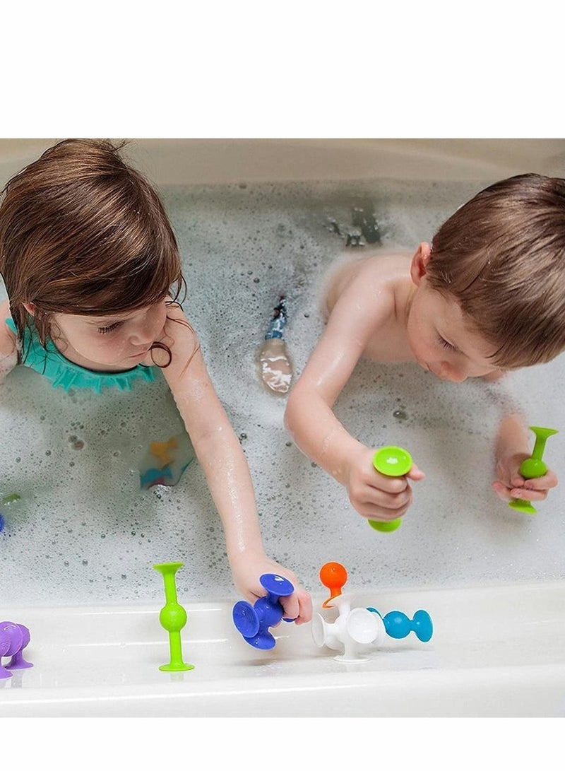 Excefore Pop Sucker Toys,  Silicone Target Marker and Darts Funny Toy Set, Outdoor Competitive Games, Release Stress Family Interactive Toy, for Glass, Metal, Plastic and Multiple Surfaces - Image 4