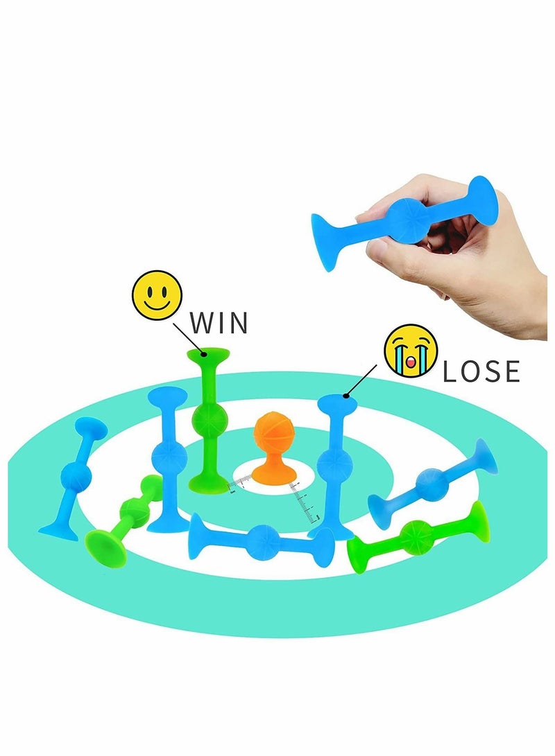 Excefore Pop Sucker Toys,  Silicone Target Marker and Darts Funny Toy Set, Outdoor Competitive Games, Release Stress Family Interactive Toy, for Glass, Metal, Plastic and Multiple Surfaces - Image 3