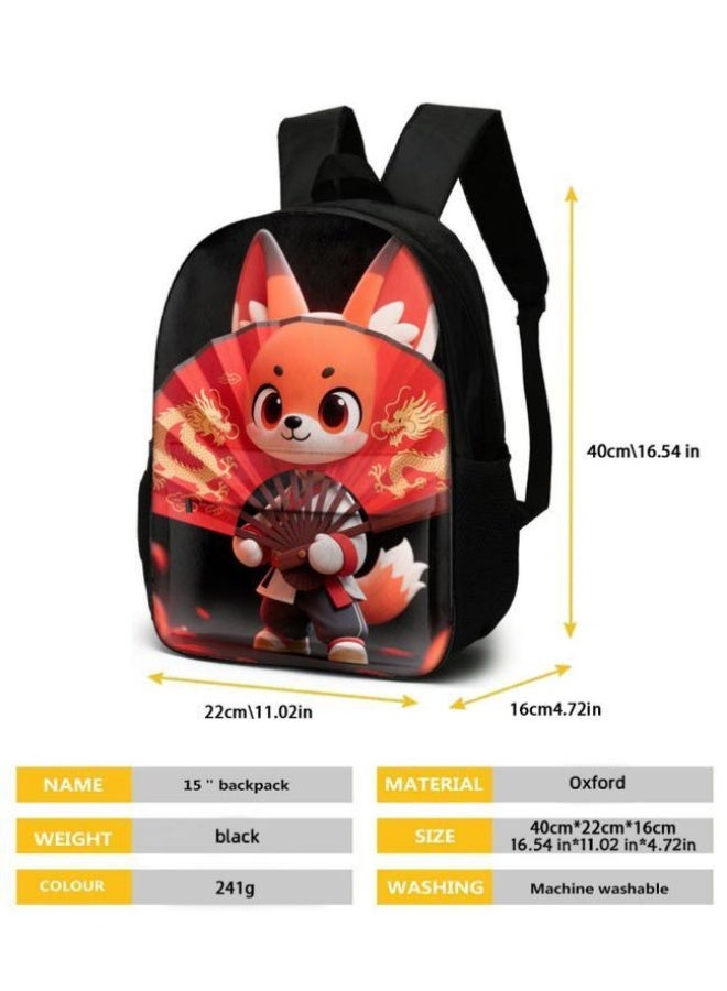 Bright Li Fire Unlock the new fashion of childish fun! Three-piece set of bags, cartoon elements for children and teenagers (students, children, friends' outings, mountain climbing, schooling, etc. can be used) - 57 - Image 5