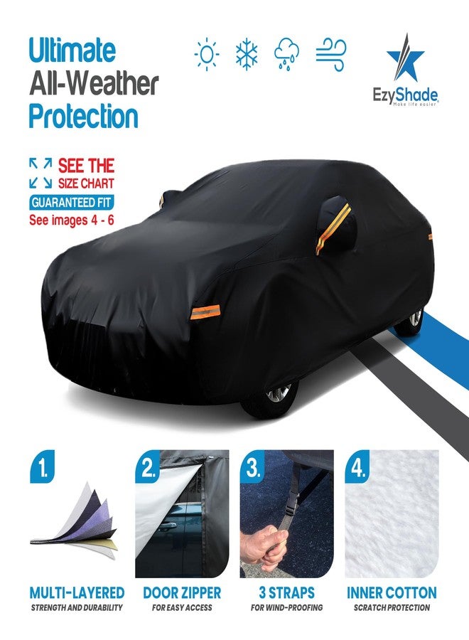 EzyShade Car Cover - Size A6 (Black) - Image 2