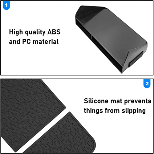 Jaronx Compatible with Toyota RAV4 Center Console Organizer 2025 2024 2023 2022 2021 2020 2019,Upgraded Large Slots Console Storage Tray RAV4 Accessories - Image 3