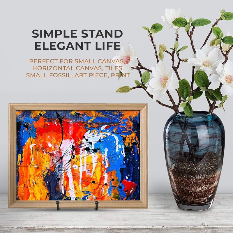 TRLife Plate Stands for Display - 4.5 Inch Plate Holder Display Stand + Metal Frame Holder Stand for Picture, Decorative Plate, Book, Photo Easel (2 Pack) - Image 5