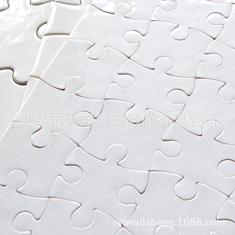 Thermal Transfer Blank Jigsaw Puzzle Personality Diy Jigsaw Puzzle Graduation Po Text Paper Jigsaw Puzzle - Image 3