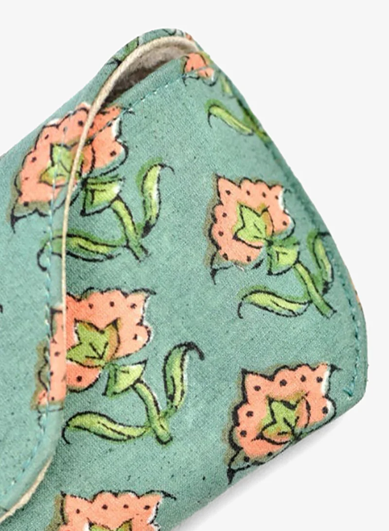 Sosha Elegance Handmade Cloth Eye Glass Pouches - Light Green