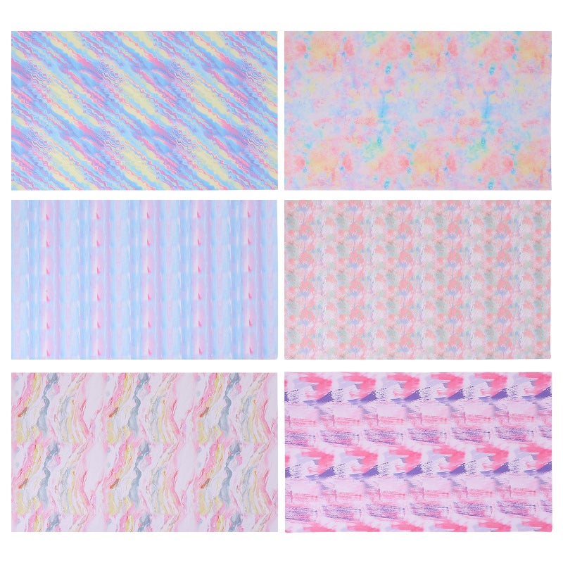 18 pcs Faux Leather Sheet DIY Craft Sheet Synthetic Leather Sheet DIY Accessories - Image 1