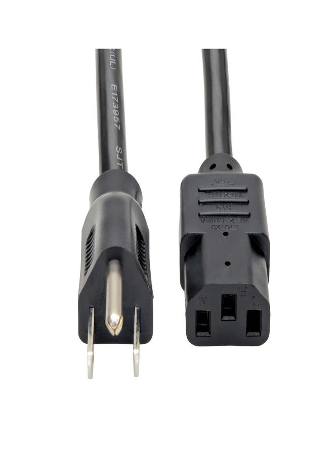 Tripp Lite Heavy-Duty Computer Power Cord 14AWG 15A (NEMA 5-15P to IEC-320-C13) 2-ft.(P007-002) - Image 1
