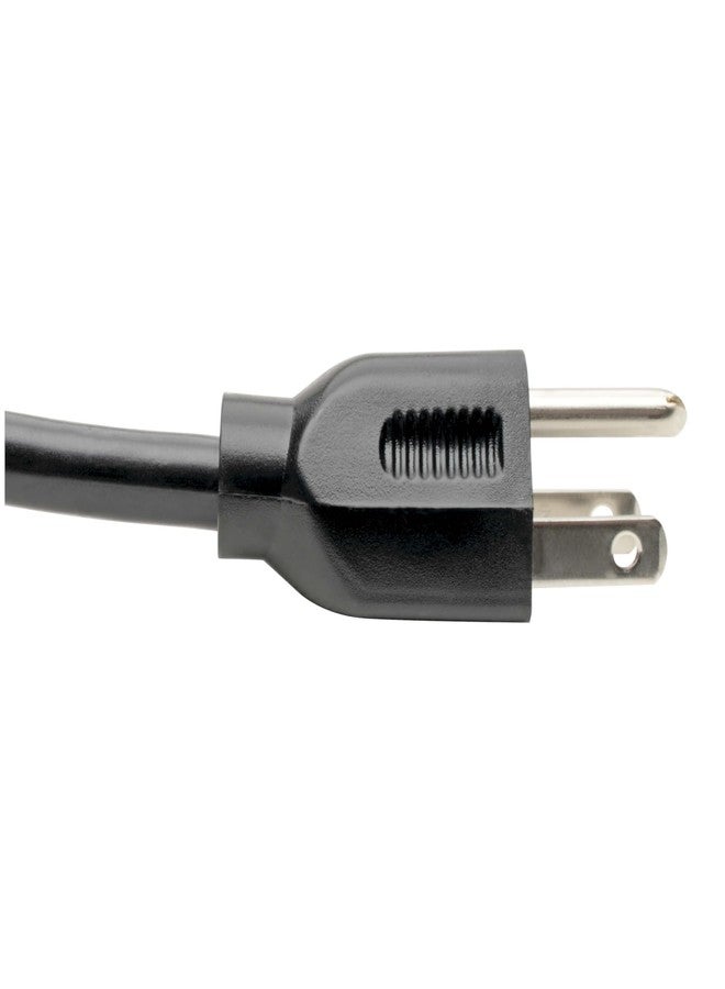 Tripp Lite Heavy-Duty Computer Power Cord 14AWG 15A (NEMA 5-15P to IEC-320-C13) 2-ft.(P007-002) - Image 4
