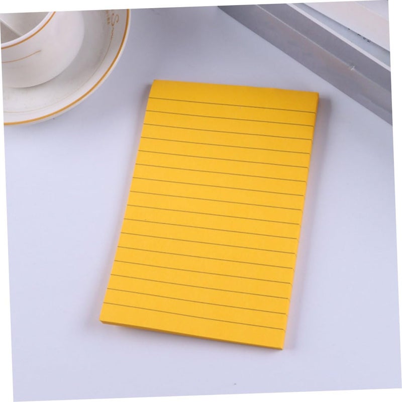 Personal & public compatible Uonlytech 8Pcs Small Sticky Tabs Memo Pads Tearable Lined Note Pads for Office School Home Practical Self-Stick Notebooks for to-do Lists and Reminders Portable Colored Memo Stickers Surface safe - Image 3