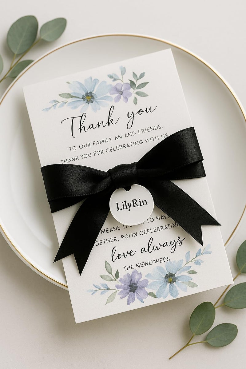 LilyRin Black Ribbon 1.5 Inch 36 Yards Halloween Satin Roll Perfect for Scrapbooking Art Wedding Wreath Baby Shower Packing Floral Birthday Wrapping DIY Hair Bows Corset Christmas Handmade Birthday Box 1-1/2 - Image 2
