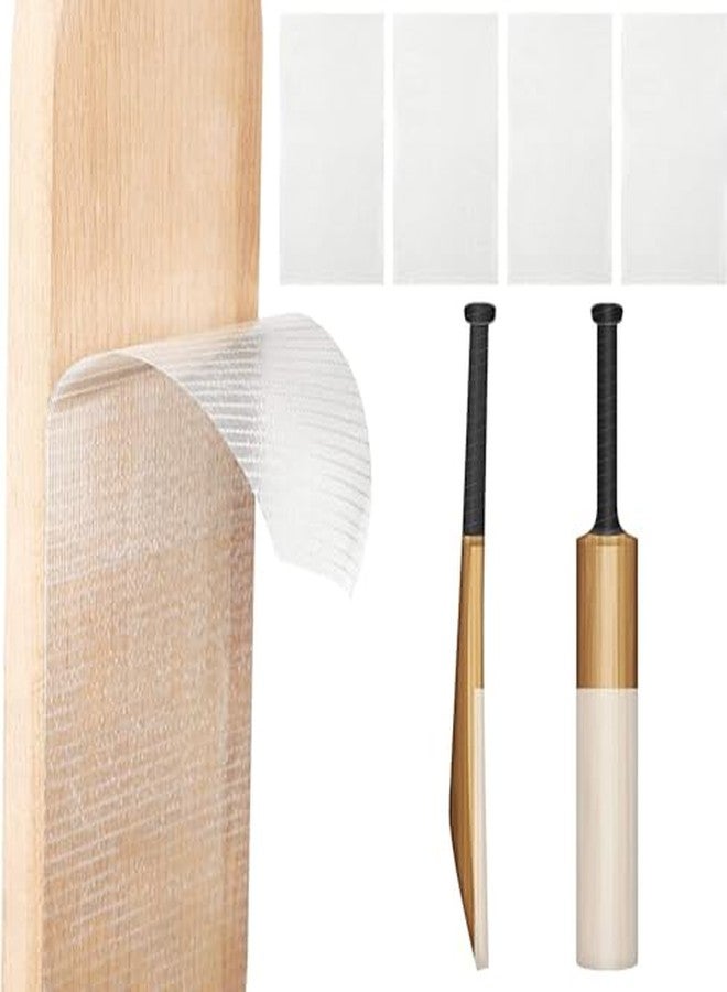 YMD 5 Pc New Cricket Bat Protection Fiber English Tape for Bat Safety Protection Tape (White) - Image 1